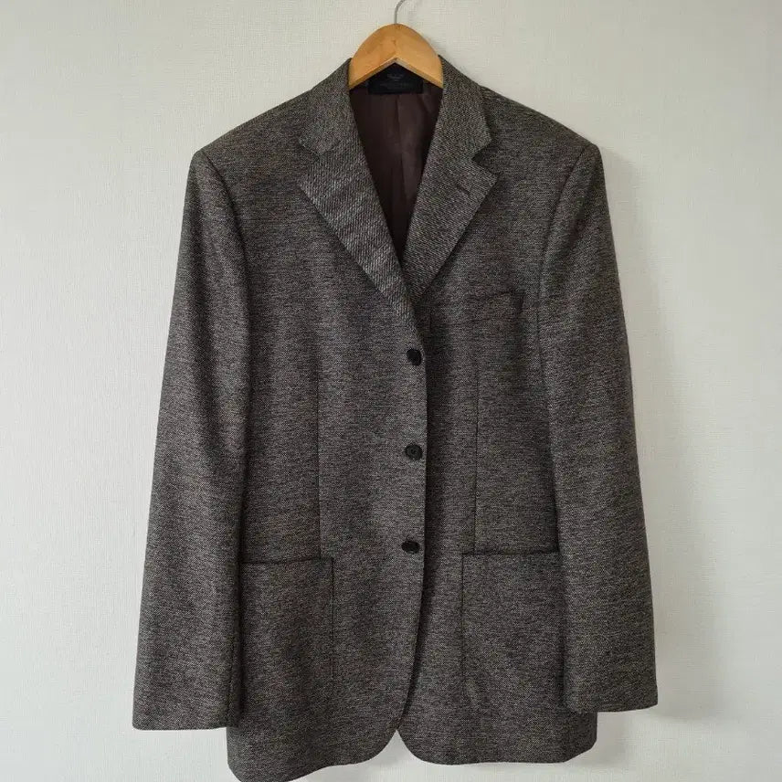 [BUNJANG] Giorgio Armani Three-Button Wool Blend Jacket - Size 105 (Brown) / 조르지오알마니자켓(드라이완료)