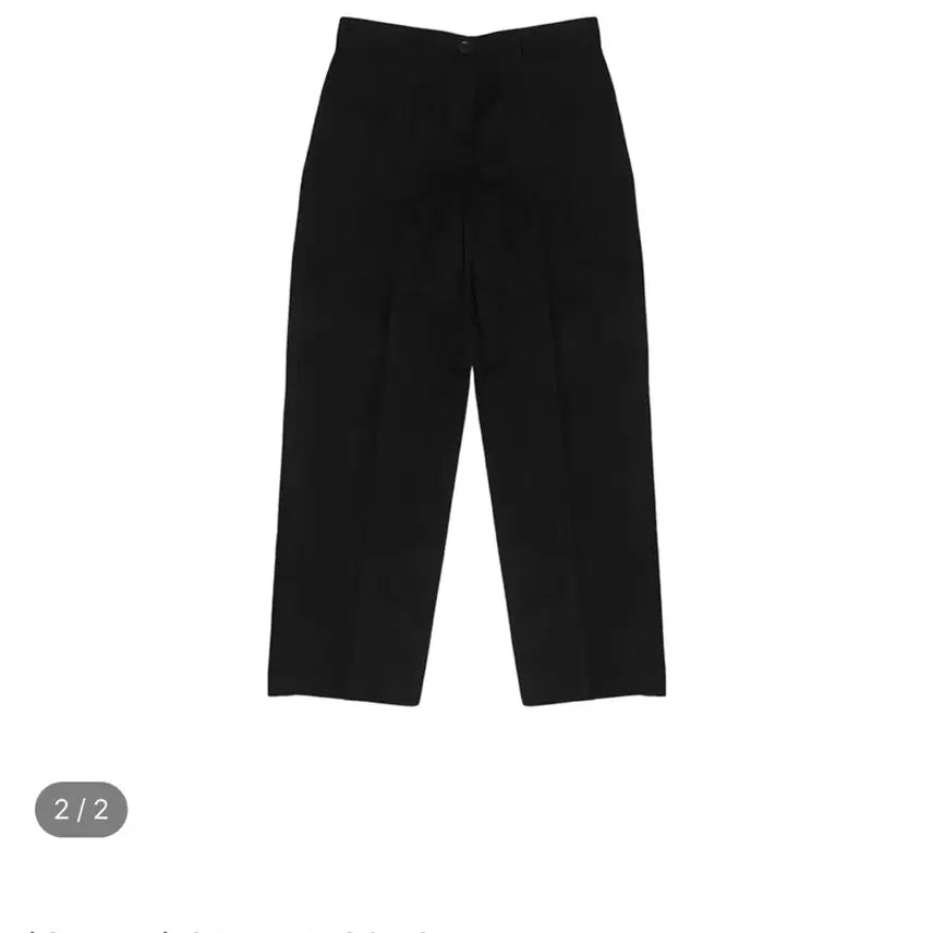 [BUNJANG] I4P Straight Pants Black / [2] I4P 스트레이트 팬츠 블랙