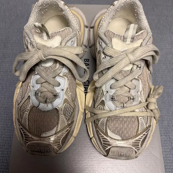 [BUNJANG] Balenciaga 3XL Eggshell Sneakers / (41) 발렌시아가 3xl 에그쉘