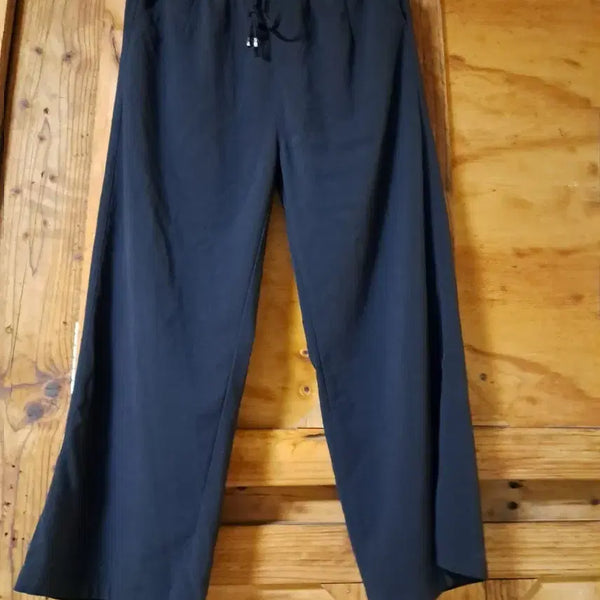 [BUNJANG] Black Wide Pants / 블랙 와이드 팬츠(택포)