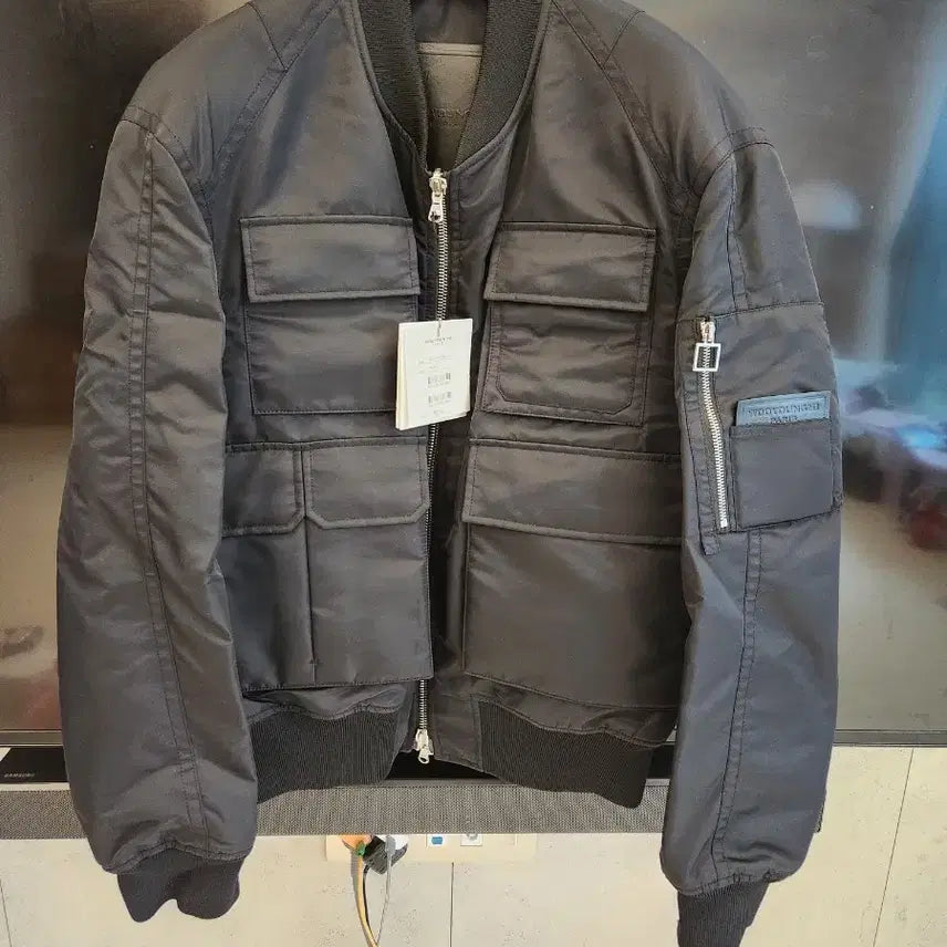[BUNJANG] Wooyoungmi Reversible MA-1 Jumper Black / 우영미 리버서블 ma-1 점퍼 블랙