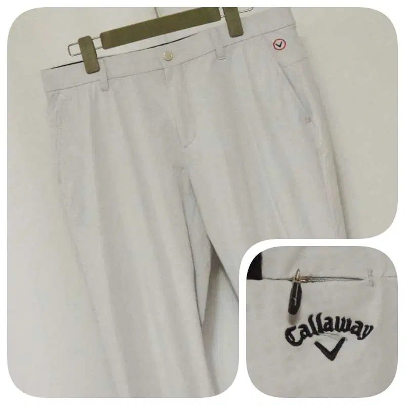[BUNJANG] Callaway Men's Functional Golf Pants Grey 33 Inch / 캘러웨이 그레이 기능성 골프팬츠 남성33인치