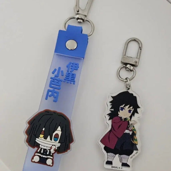 [BUNJANG] Demon Slayer Iguro/Giyu Keyring Set / 귀멸의칼날 이구로/기유 키링