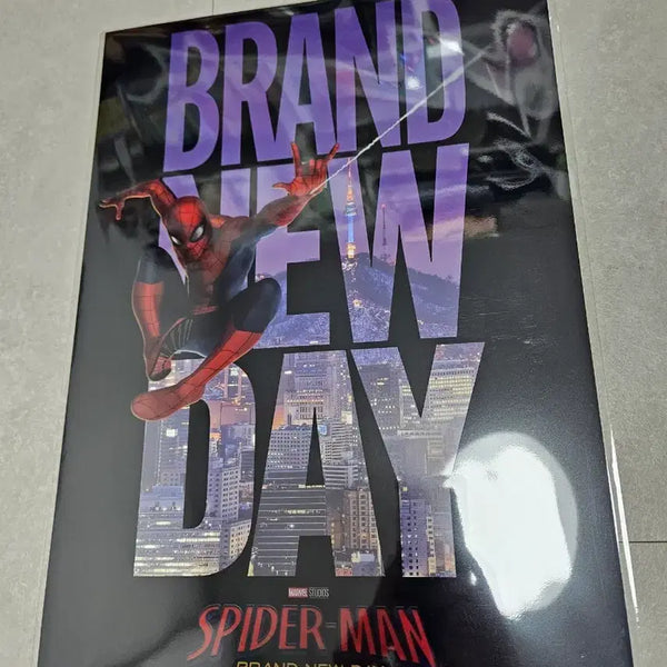 [BUNJANG] Spider-Man Brand New Day 3rd Week Theater Exclusive PET Poster (Sealed) / 스파이더맨 브랜드 뉴데이 3주차 극장특전 pet 포스터 미개봉 새제품 판매합니다