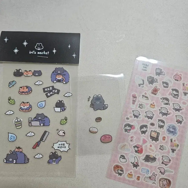 [BUNJANG] Gye-dam Office Ghoul Sticker Bundle Set / 괴담출근 비공굿 스티커