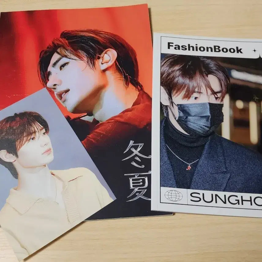 [BUNJANG] ENHYPEN Sunghoon Exhibition Photobook & Fashion Book Bundle / 엔하이픈 성훈 전시회 도록 패션북 비공식 굿즈 홈마 생카 굿즈 엽서 럭드