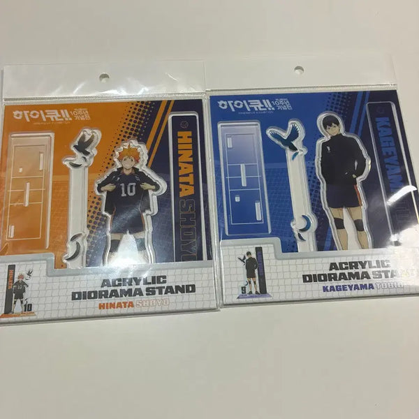 [BUNJANG] Haikyuu!! 10th Anniversary Karasuno Acrylic Standee Set - Hinata & Kageyama / 하이큐 10주년 아크릴 카라스노 히나타 카게야마