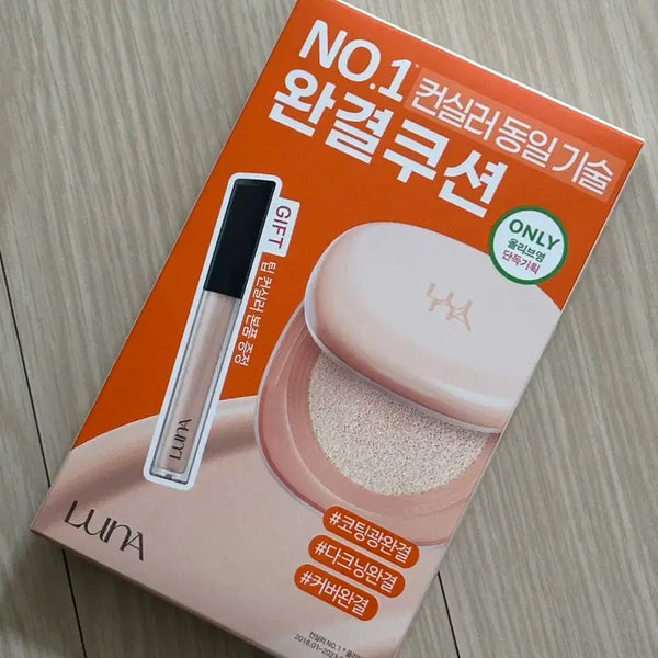 [BUNJANG] LUNA Long Lasting Conceal Cushion (Main Product + Refill + Tip Concealer Main Product) No. 21N / 새상품)루나 롱래스팅 컨실 쿠션(본품+리필+팁컨실러 본품) 21N호 올리브영 기획
