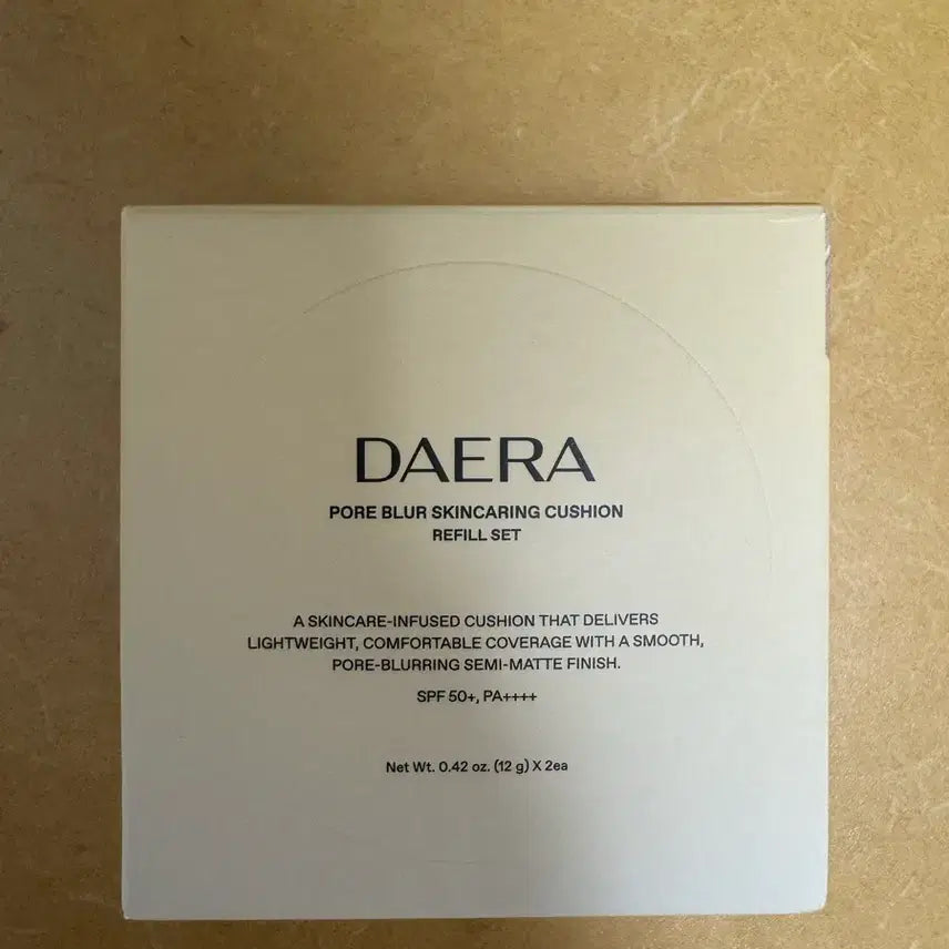 [BUNJANG] DAERA Pore Blur Skincare Cushion Refill Set (Light P) / DAERA 포어 블러 스킨케어 쿠션 리필 세트 (라이트p)