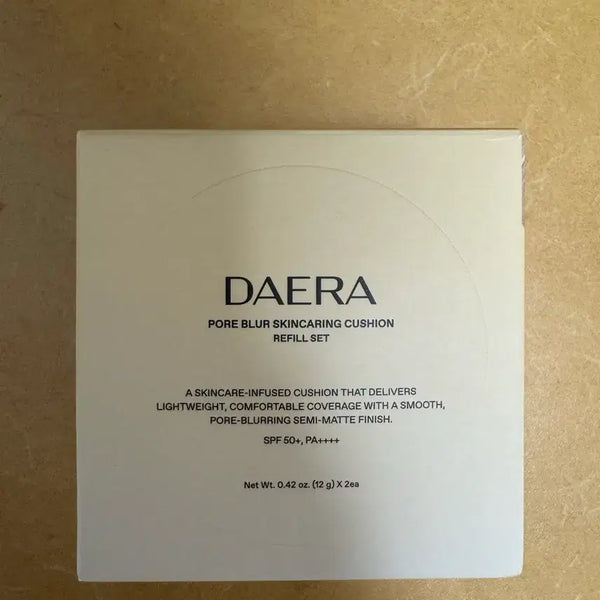 [BUNJANG] DAERA Pore Blur Skincare Cushion Refill Set (Light P) / DAERA 포어 블러 스킨케어 쿠션 리필 세트 (라이트p)