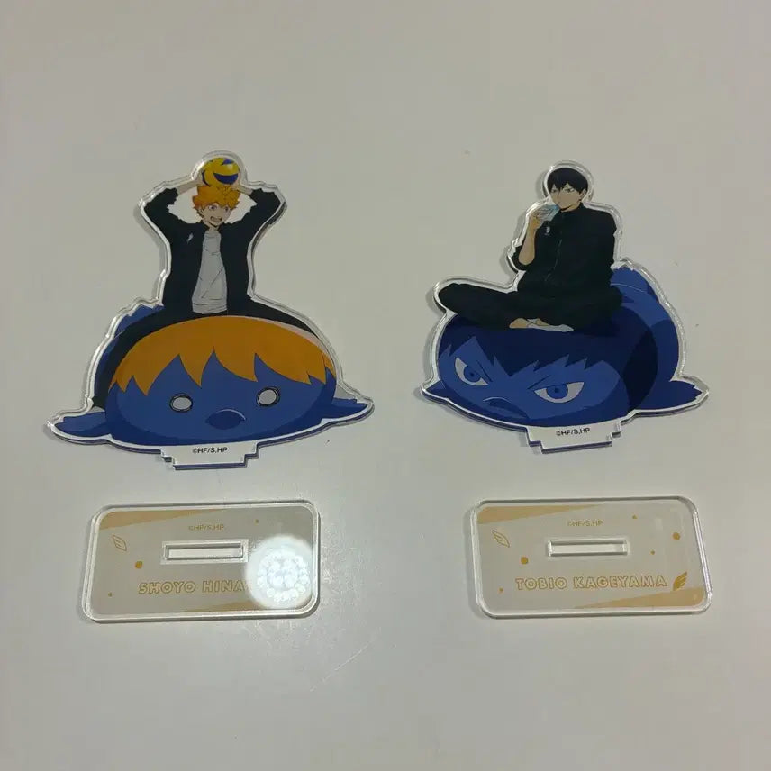 [BUNJANG] Haikyuu!! Karasuno High School Hinata Kageyama Crow Acrylic Standee Set / 하이큐 카라스노 히나카 카게야마 까마귀 아크릴