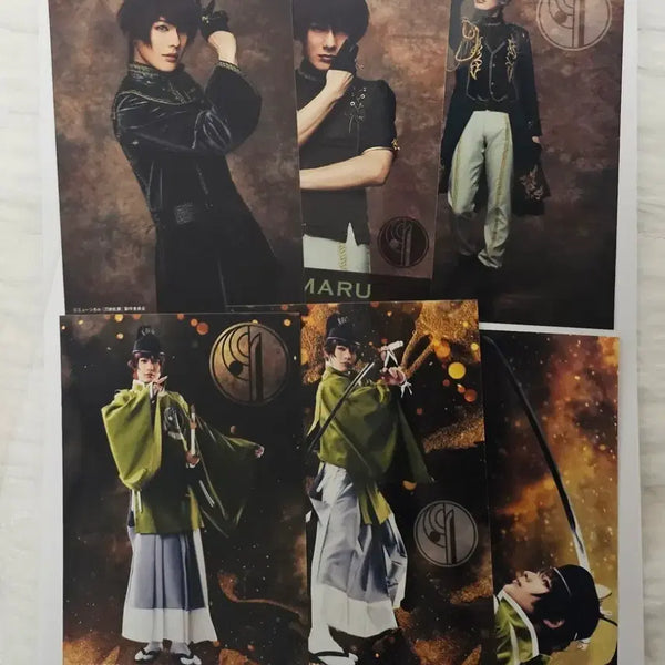 [BUNJANG] Touken Ranbu Musical Ishikirimaru Official Bromide Set (6 Types) / 도검난무 뮤지컬 이시키리마루 공식 인화사진 6종