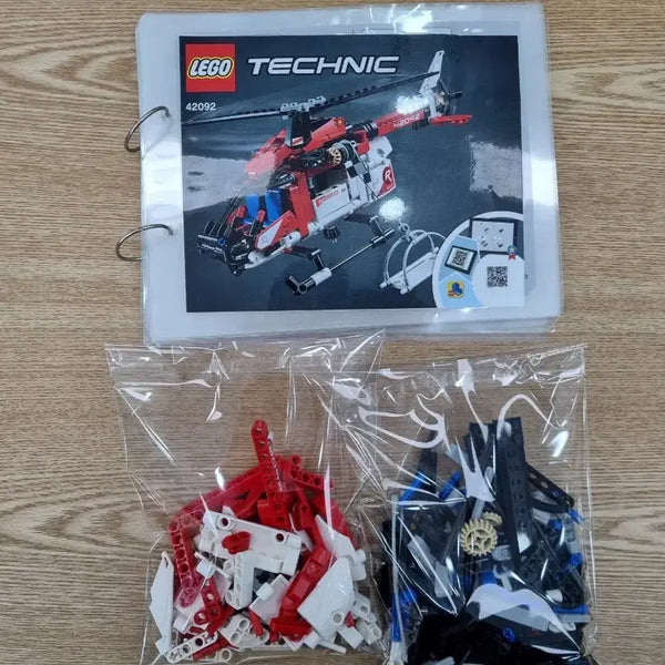 [BUNJANG] LEGO Technic 42092 Helicopter Instruction Manual and Parts / 레고 테크닉 42092 헬리콥터 설명서 및 부품