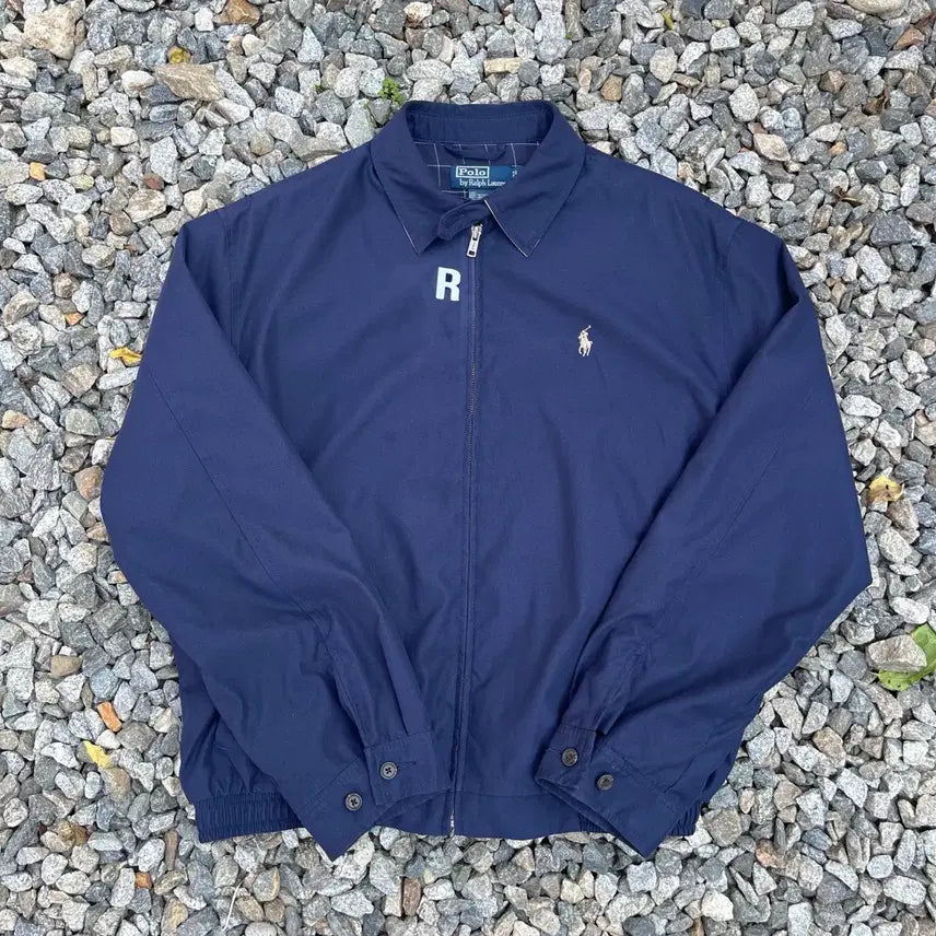 [BUNJANG] Polo Ralph Lauren Two-Tone Vice-Wing Jacket with R Patch / 폴로 랄프 로렌 투톤 바이스윙 자켓 (R 패치 커스텀) 실측확인