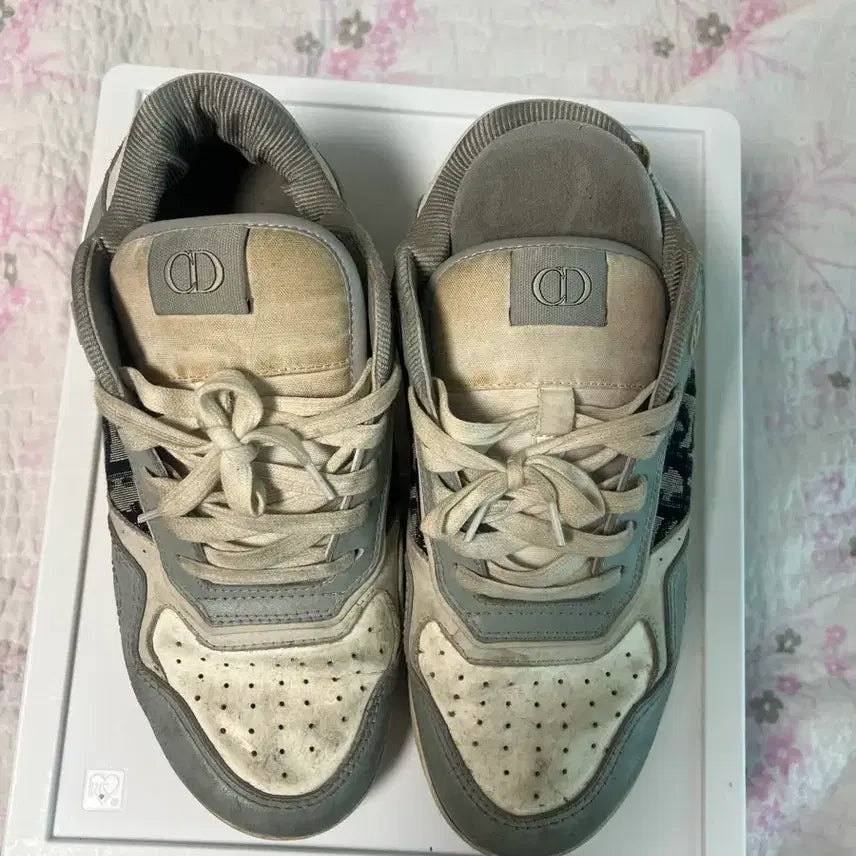 [BUNJANG] Dior CD Sneakers Grey / 디올 CD 스니커즈 그레이(40)