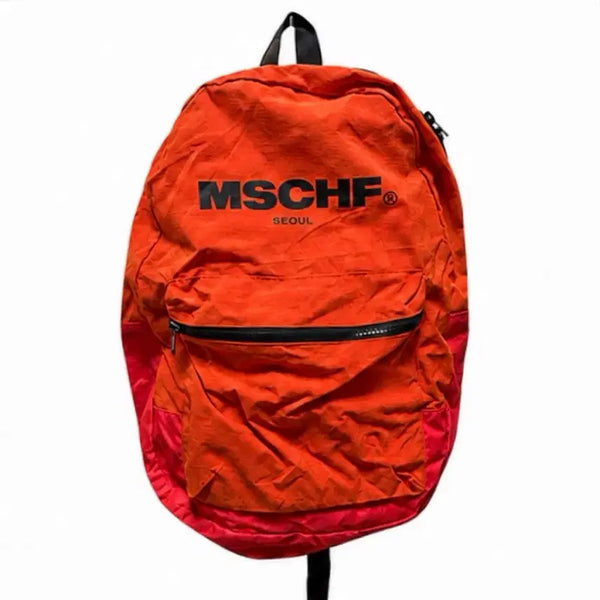 [BUNJANG] Mischief Seoul Backpack Orange / 미스치프 서울 백팩 오렌지컬러