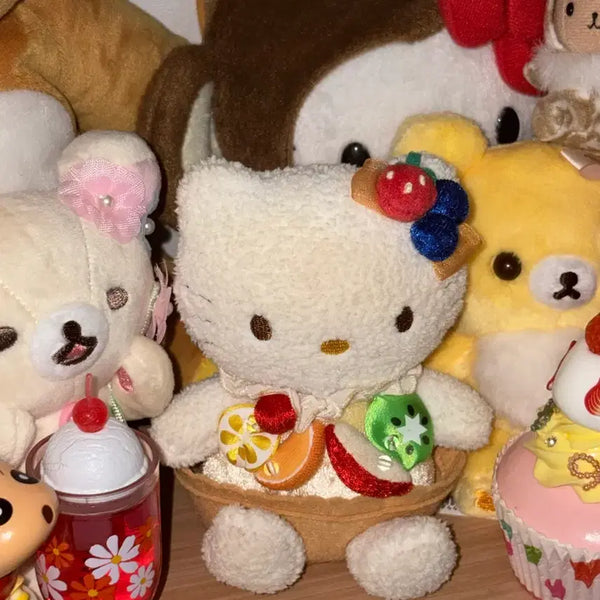 [BUNJANG] Sanrio Rare Classic Kitty Fruit Tart Dessert Series Plush / 산리오 희귀 고전 키티 과일 타르트 디저트 시리즈 인형