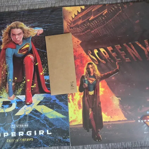 [BUNJANG] Supergirl 4DX ScreenX Poster TTT Set / 슈퍼걸 4DX, 스크린엑스 포스터, TTT 세트