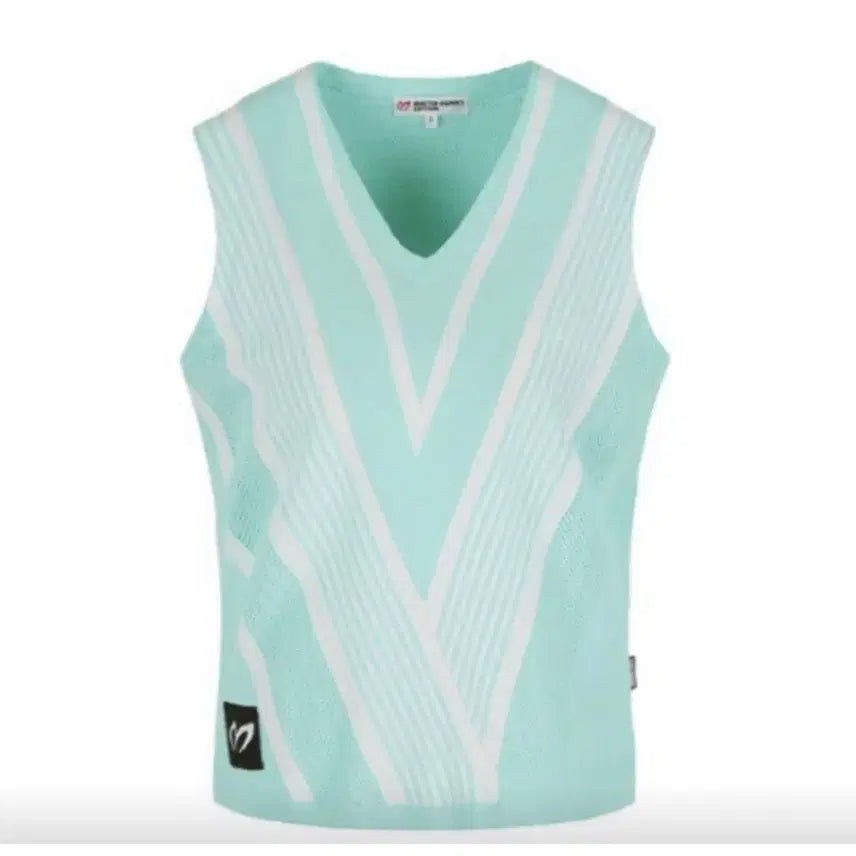 [BUNJANG] Master Bunny Women's Logo Punching Knit Vest / 마스터바니여성로고펀칭니트베스트0(55-55반)