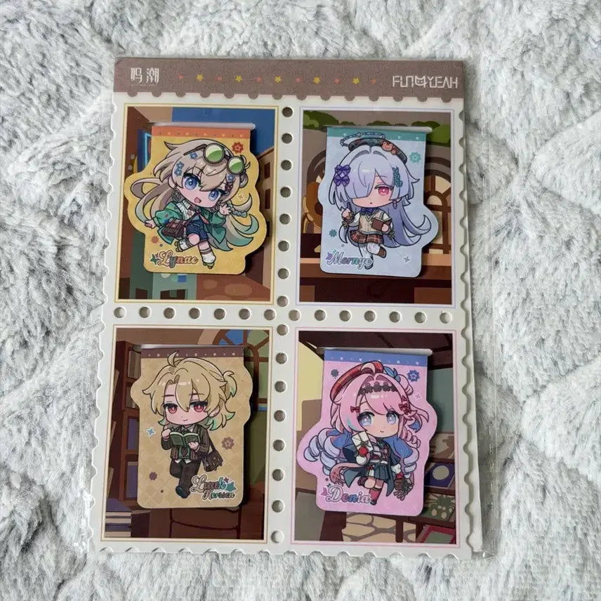 [BUNJANG] SanFu Collaboration Limited Edition Magnetic Bookmark Set / 명조 한정 특전 자석 책갈피 세트 SanFu 콜라보