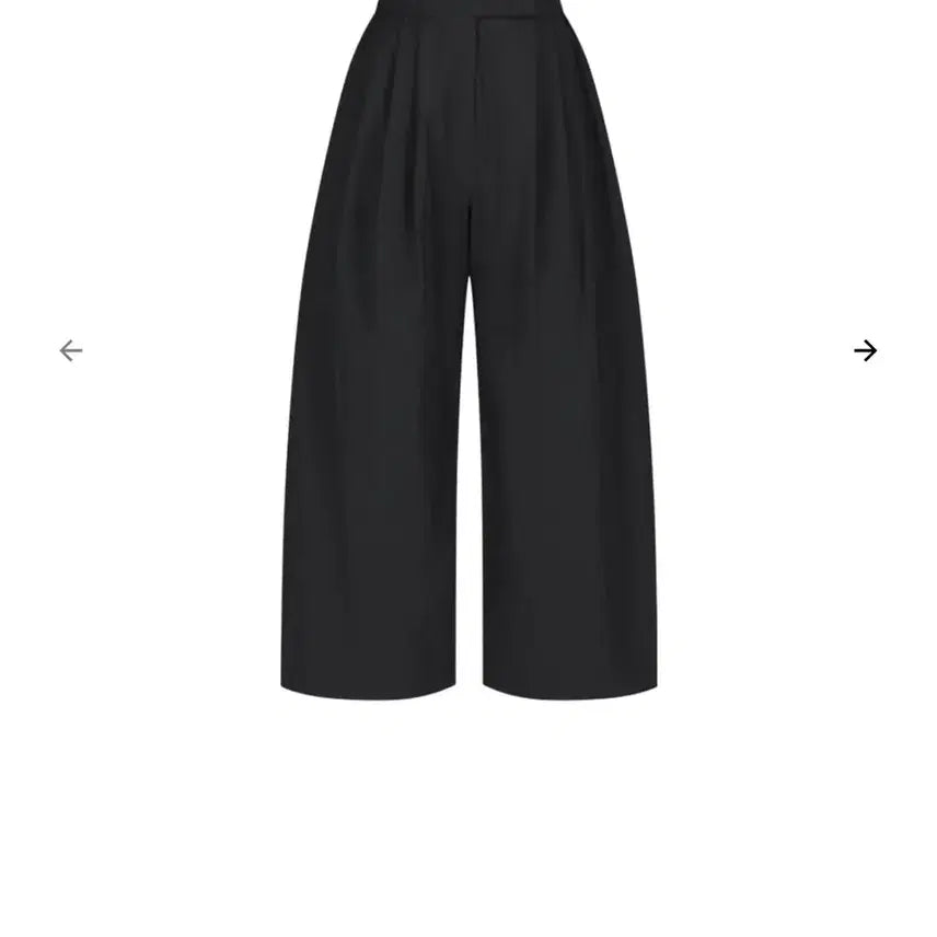 [BUNJANG] Amomento Three Tuck Slacks Pants Black / 아모멘토 Three Tuck 슬랙스 팬츠 바지 쓰리턱 밴딩 팬츠 블랙