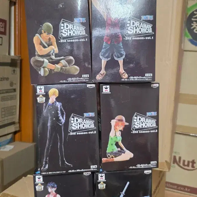 [BUNJANG] One Piece Dramatic Showcase Figure 6-Set (Sealed) / (번장최저가미개봉)원피스 드라마틱 쇼케이스 피규어 6종 세트
