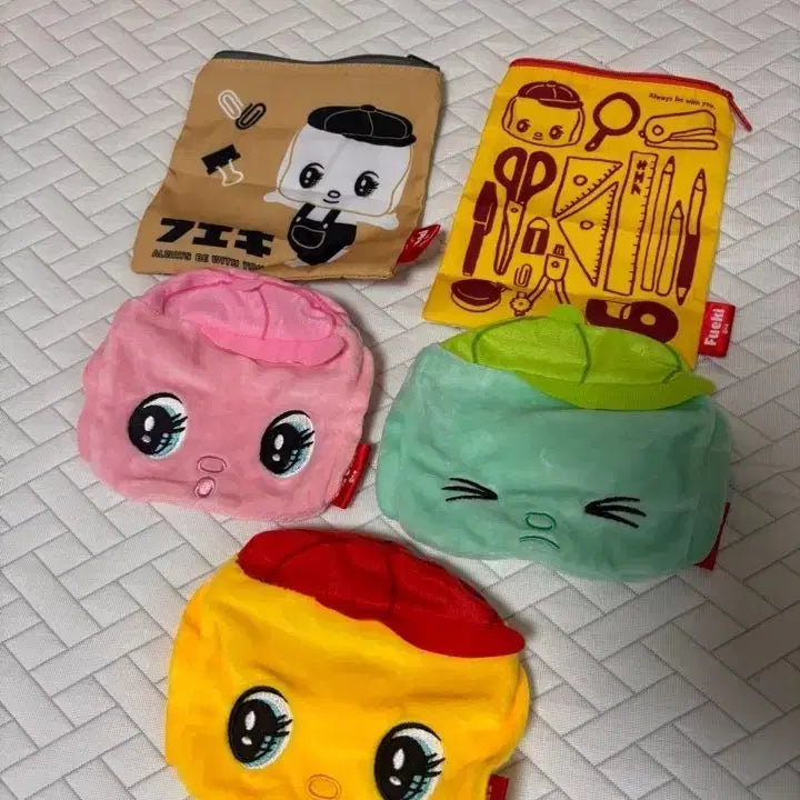 [BUNJANG] Fuwafuwa Pouch Gacha Bundle Set / 후에키 파우치 가챠 5개 일괄