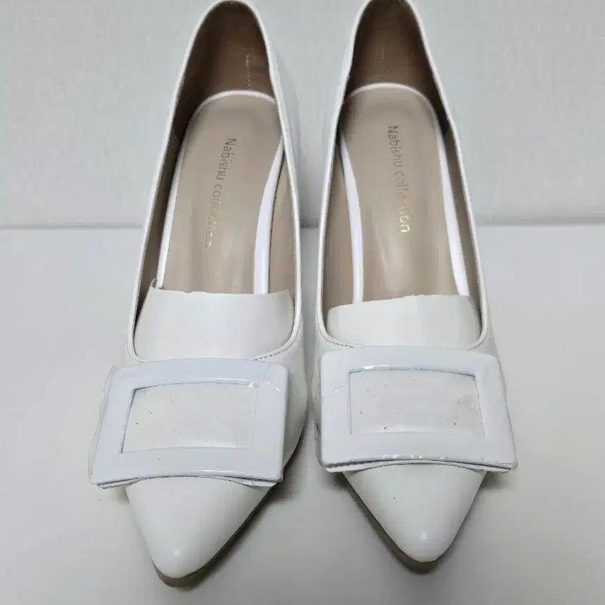 [BUNJANG] White High Heel Pumps (Size 240) / 하이힐 펌프스 화이트 240