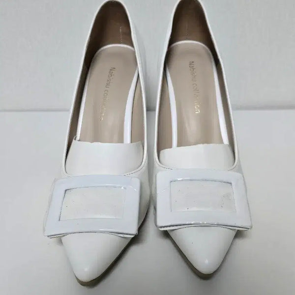[BUNJANG] White High Heel Pumps (Size 240) / 하이힐 펌프스 화이트 240