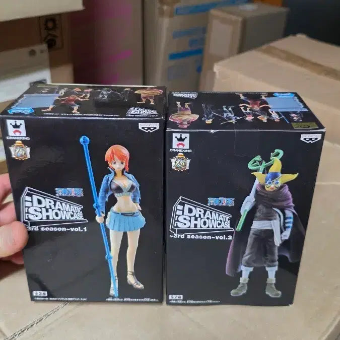 [BUNJANG] One Piece Dramatic Showcase 3rd Season Vol.1 & Vol.2 Figures (Set of 2, Nami & Chopper) / (번장최저가미개봉)원피스 드라마틱 쇼케이스 3rd 시즌 vol.1 vol.2 피규어 2종