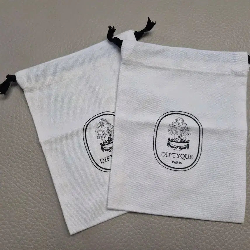 [BUNJANG] Diptyque Dust Bag Set (2 pieces) / 딥디크 더스트백 2개