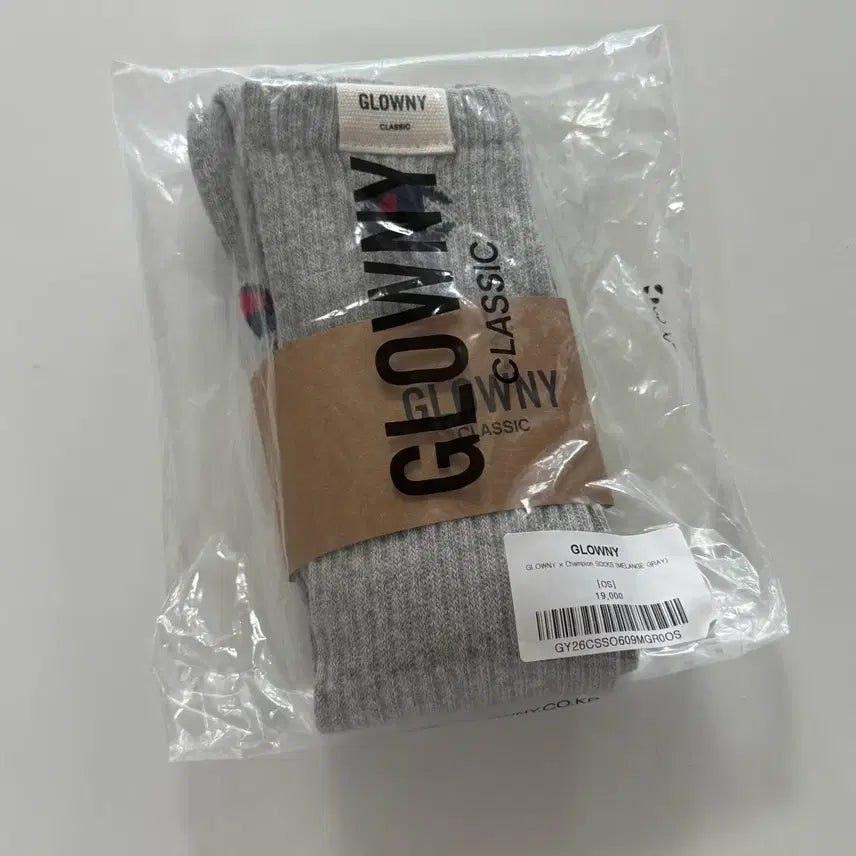 [BUNJANG] Glony Champion Gray Socks / (당일발송) 글로니 챔피온 그레이 삭스 양말 새상품