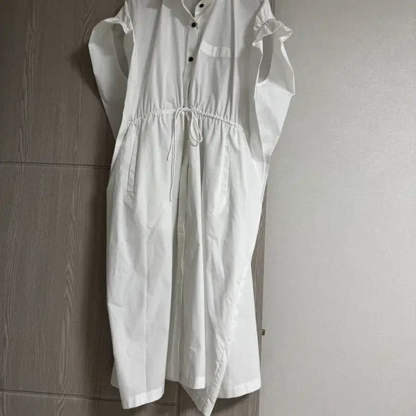 [BUNJANG] Jucy Judy White Cotton Shirt Dress / Jucy Judy 쥬시쥬디 화이트 셔츠 면 원피스