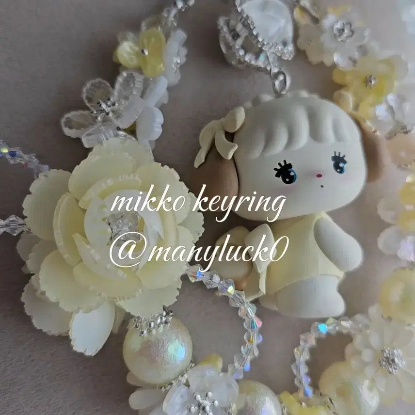 [BUNJANG] Miko Soufflé Flower Keyring / 미코 피규어 키링. 미코수플레 플라워키링