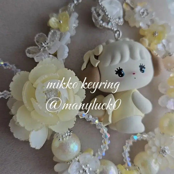 [BUNJANG] Miko Soufflé Flower Keyring / 미코 피규어 키링. 미코수플레 플라워키링