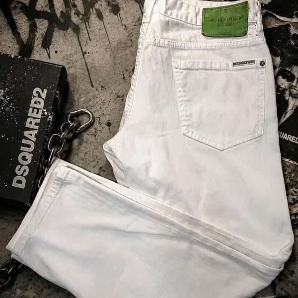 [BUNJANG] DSQUARED2 Slim Fit Jeans White Size 48 / 디스퀘어드2 DSQUARED2 슬림진 48 화이트( 약34인~35인치)