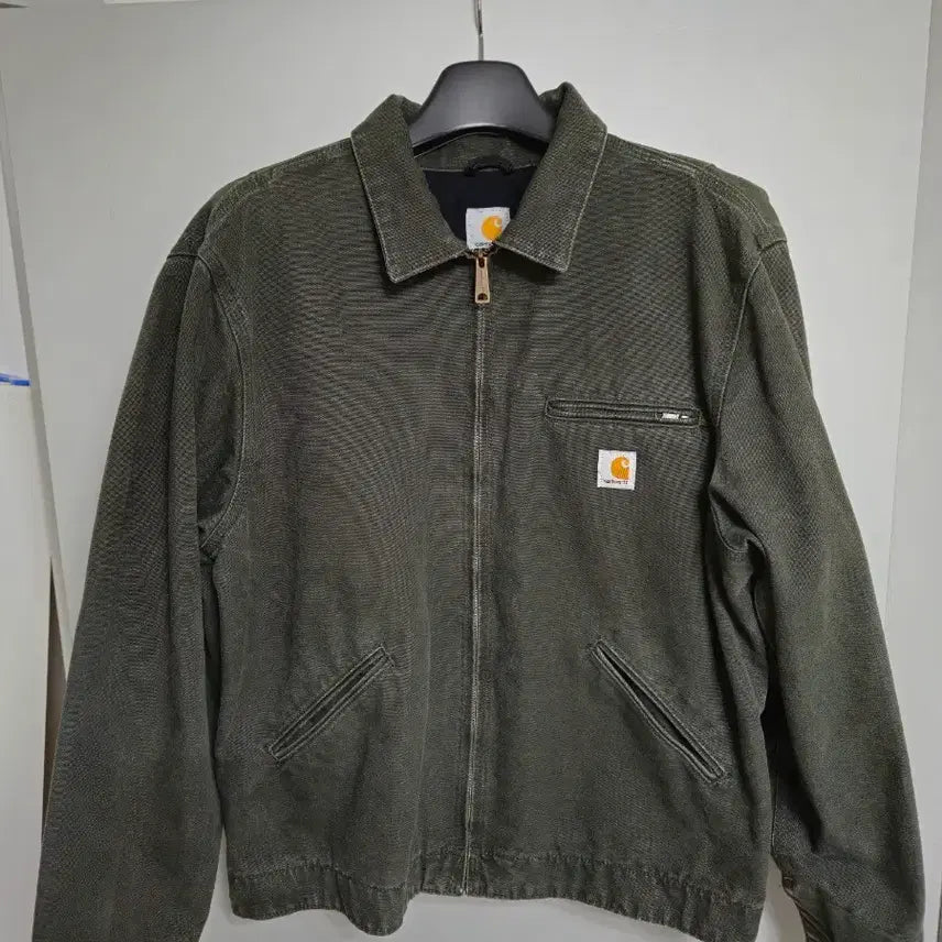 [BUNJANG] Carhartt Vintage Detroit Jacket Moss Green L Size / 칼하트 빈티지 디트로이트 모스그린 자켓