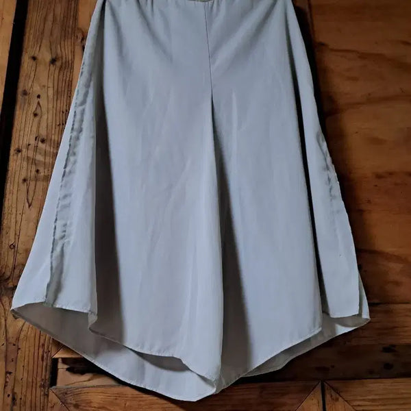 [BUNJANG] Beige Flare Skirt Pants / 플레어 스커트 바지 베이지(택포)