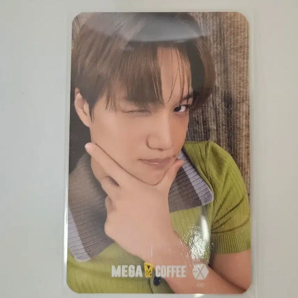 [BUNJANG] EXO Kai Mega Coffee Photocard / 메가커피 엑소 카이