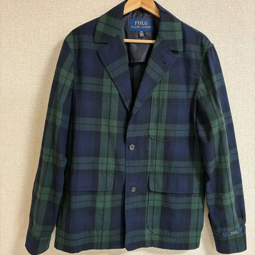 [BUNJANG] Polo Ralph Lauren Black Watch Seersucker Jacket / 폴로 블랙와치 시어서커자켓 40r 새상품