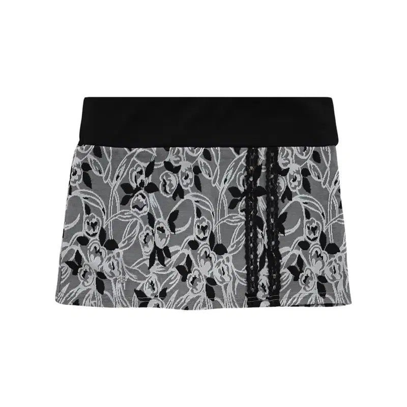 [BUNJANG] She's Mine Floral Jacquard Skirt / 쉬이즈미애 [ID] Floral Jacquard skirt 자카드스커트