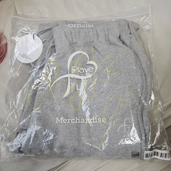 [BUNJANG] PLAVE Team PLAVE Sweatpants (L) Gray Sealed / 미개봉 플레이브 공식 팀플레이브 스웻팬츠(L) 회색
