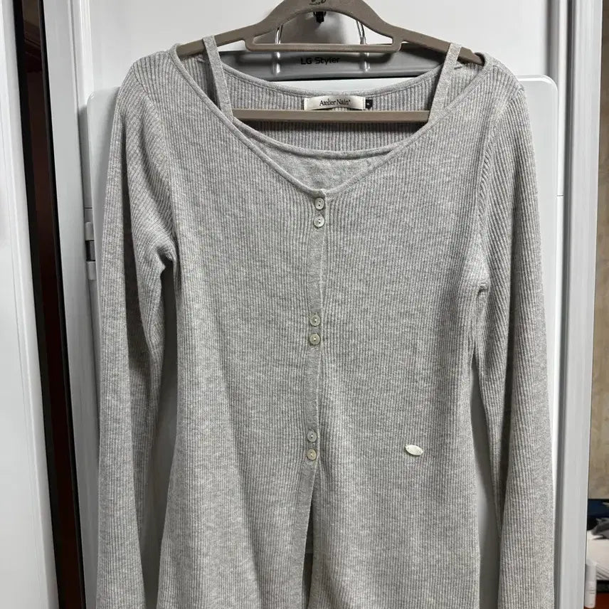 [BUNJANG] Atelier Nine Cardigan (Gray) / 아틀리에 나인 가디건 (그레이)