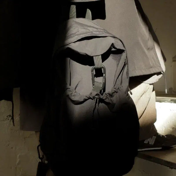 [BUNJANG] mmo x miguproduct Black Sesame Backpack / mmo/미구프로덕트 블랙 백팩 (흑임자)