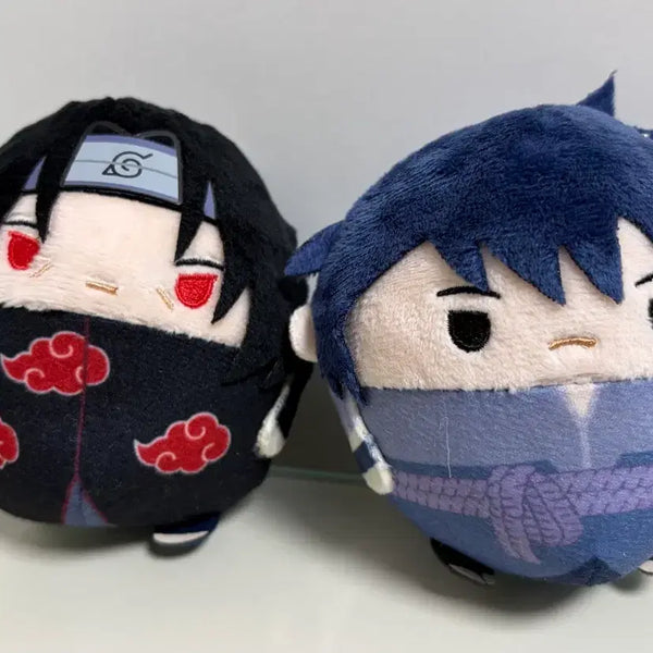 [BUNJANG] Naruto Itachi Akatsuki & Sasuke Fuwa Kororin Dolls (Bundle Set) / 나루토 이타치(아카츠키) 사스케 후와코로링