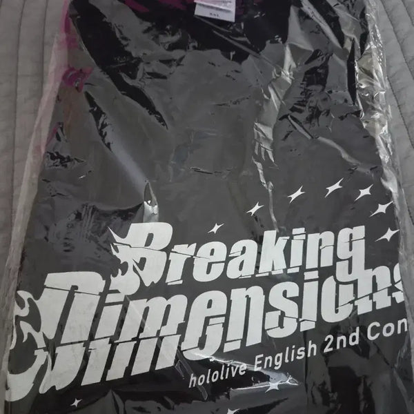 [BUNJANG] Hololive EN Breaking Dimensions T-Shirt 2XL / 미개봉 홀로라이브 en 브레이킹 디멘션 티셔츠