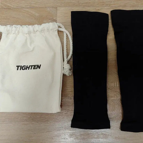 [BUNJANG] Tighton Calf-Type Compression Stockings Ink Black M (Unused) / 타이튼 종아리형 압박 스타킹 잉크블랙 M 미사용 새제품 종아리 압박밴드