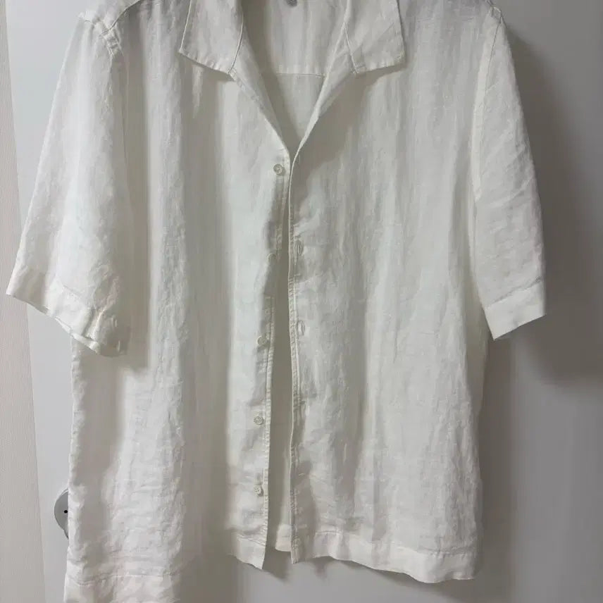 [BUNJANG] COS Linen Short-Sleeve Shirt / [L] COS 반팔 린넨 셔츠
