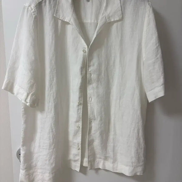 [BUNJANG] COS Linen Short-Sleeve Shirt / [L] COS 반팔 린넨 셔츠