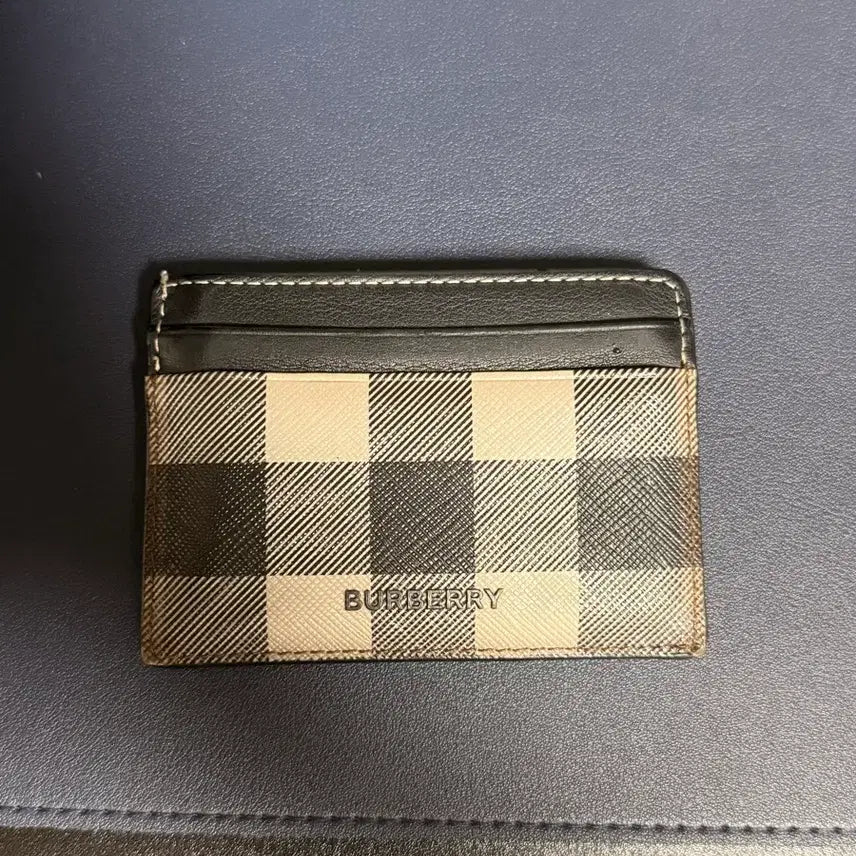 [BUNJANG] Burberry Check Pattern Card Holder / 버버리 카드지갑